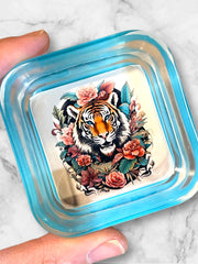 Load image into Gallery viewer, Floral Tiger Mini Catch All Tray
