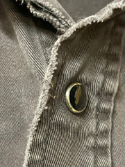 Load image into Gallery viewer, Wrangler Western Snap Shirt Men’s Large XL Black Tan Distressed Workwear