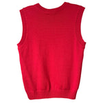 Load image into Gallery viewer, Vintage Red Knit Sweater Vest | Unisex Women’s Small Men’s XS | Made in USA
