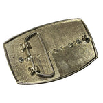 Load image into Gallery viewer, Vintage Western Belt Buckle w/ Genuine Jasper Stone | EVC | 3.5” x 2.5”
