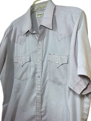 Load image into Gallery viewer, SOLD - Vintage Sheplers Western Snap Shirt 16.5 Men’s Large Distressed Workwear Project - Lisa Lassi