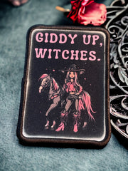 Load image into Gallery viewer, Giddy Up Witches patch
