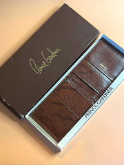 Load image into Gallery viewer, VTG Prince Gardner Leather Pocket Secretary Wallet Brown NOS Box Key Holders
