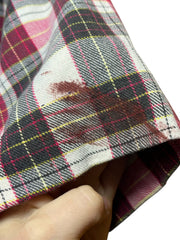 Load image into Gallery viewer, Vintage Lariat Plaid Pearl Snap Shirt Western Short Sleeve Cotton Shirt Men’s M