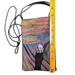 Load image into Gallery viewer, Vintage Beaded Edvard Munch The Scream Art Purse Bamboo Trading Co Bag
