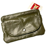 Load image into Gallery viewer, Olive Green English Leather Coin Purse – New
