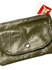 Load image into Gallery viewer, Olive Green English Leather Coin Purse – New