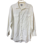 Load image into Gallery viewer, ELY Cattleman Western Shirt Mens XL White Pearl Snap Distressed Workwear 17.5/33
