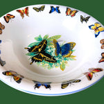 Load image into Gallery viewer, Butterfly Serving Bowl Set 2pc Vintage Cottage Garden Tabletop Unlimited
