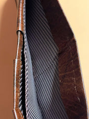Load image into Gallery viewer, VTG Prince Gardner Leather Pocket Secretary Wallet Brown NOS Box Key Holders