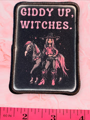 Load image into Gallery viewer, Giddy Up Witches patch
