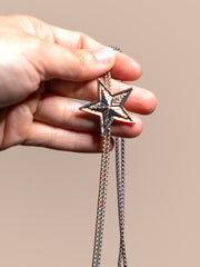 Load image into Gallery viewer, Silver Star Bolo Tie
