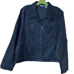 Load image into Gallery viewer, Relativity Vintage Faux Suede Jacket – Women’s Soft Touch Button Front, 90s/Y2K
