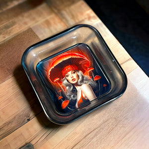 Mushroom Babe (red & black) Mini Catch-All Tray