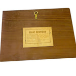 Load image into Gallery viewer, Vintage 1962 Giant Redwood Dad Poem Wall Plaque F. Plasman Father's Day

