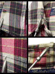 Load image into Gallery viewer, Vintage Lariat Plaid Pearl Snap Shirt Western Short Sleeve Cotton Shirt Men’s M
