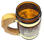 Load image into Gallery viewer, Vintage Grant’s Farm Amber Glass Mug | St. Louis Missouri Souvenir Stein
