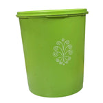 Load image into Gallery viewer, Vintage Tupperware Servalier Maxi Canister #809-13 Green w/ Sunburst Lid
