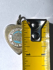 Load image into Gallery viewer, Vintage Starved Rock State Park Illinois Heart Souvenir Charm Enamel 1"
