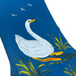 Load image into Gallery viewer, Hand Painted Cultivator Plow Point Goose Folk Art Wall Hanging Farm Decor
