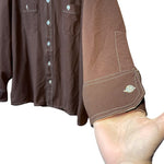 Load image into Gallery viewer, 1960s Vintage Arrow “Doubler Doubler” Brown Button-Up Shirt
