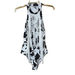 Load image into Gallery viewer, Cow Print Fringe Bodysuit (S)

