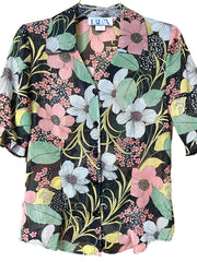 Load image into Gallery viewer, 🌼 BFA Classics Sheer Floral Button-Up Blouse – Size Small
