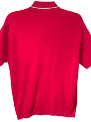 Load image into Gallery viewer, Vintage 60s-70s Red Knit Polo | Men’s Medium | Atomic Era Vibes | Dupont Nylon