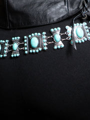 Load image into Gallery viewer, Western Turquoise Belt
