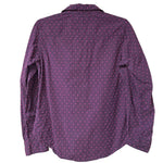 Load image into Gallery viewer, Textured Button Shirt – Women’s M – Plum w/ Pink Swiss Dot
