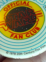 Load image into Gallery viewer, Vintage 1978 Star Wars Official Fan Club Pinback Button 20th Century Fox