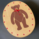 Load image into Gallery viewer, Vintage 10pc Wooden Teddy Bear Nesting Boxes Hand Painted Taiwan
