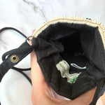 Load image into Gallery viewer, Bamboo Trading Company Beaded Leopard Print Crossbody Club Bag Purse
