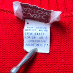 Load image into Gallery viewer, Vintage Red Knit Sweater Vest | Unisex Women’s Small Men’s XS | Made in USA
