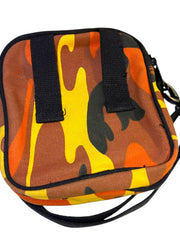 Load image into Gallery viewer, Vintage Rothco Savage Orange Camo Excursion Organizer Crossbody Belt Bag Y2K