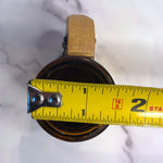 Load image into Gallery viewer, Vintage Opryland USA Nashville Amber Glass Mini Mug Toothpick Holder Souvenir
