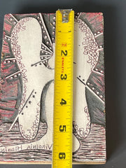Load image into Gallery viewer, Vintage Signed Hand Carved Wood Printing Block Tooth Anatomy Art