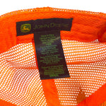 Load image into Gallery viewer, John Deere Camo Blaze Orange Mesh Trucker Hat Patch Snapback Hunting
