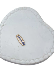 Load image into Gallery viewer, Vintage Made in Taiwan Butterfly Heart Trinket Box Porcelain 3"