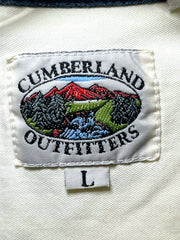 Load image into Gallery viewer, Cumberland Outfitters Western Pearl Snap Shirt Mens L Horse Print Short Sleeve - Lisa Lassi
