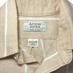 Load image into Gallery viewer, Vintage Arrow Dover Peach Stripe Shirt – USA Made Retro Button-Up, Men’s Medium - Lisa Lassi
