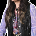 Load image into Gallery viewer, Black and Gold Bolo Tie
