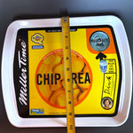Load image into Gallery viewer, Vintage 1998 Miller Lite Miller Time Chip Area Beer Snack Tray Bar Advertising
