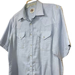 Load image into Gallery viewer, Vintage Ely Cattleman Western Shirt 16.5 | Distressed Light Blue Snap Shirt XL
