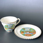 Load image into Gallery viewer, Vintage Rock City Gardens Lookout Mountain TN Cup Saucer Souvenir Set
