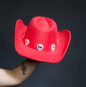 Red Heart Cowboy Hat