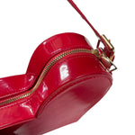 Load image into Gallery viewer, SOLD - Red Patent Leather Heart-Shaped Crossbody Purse - Lisa Lassi
