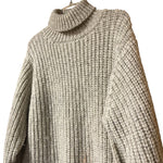 Load image into Gallery viewer, Alan Paine All Wool Chunky Ribbed Turtleneck Sweater Made in Hong Kong Size 44
