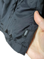 Load image into Gallery viewer, Vans Coaches Jacket Youth Large Black Snap Front Windbreaker Streetwear