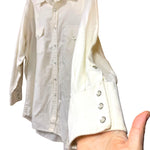 Load image into Gallery viewer, ELY Cattleman Western Shirt Mens XL White Pearl Snap Distressed Workwear 17.5/33
